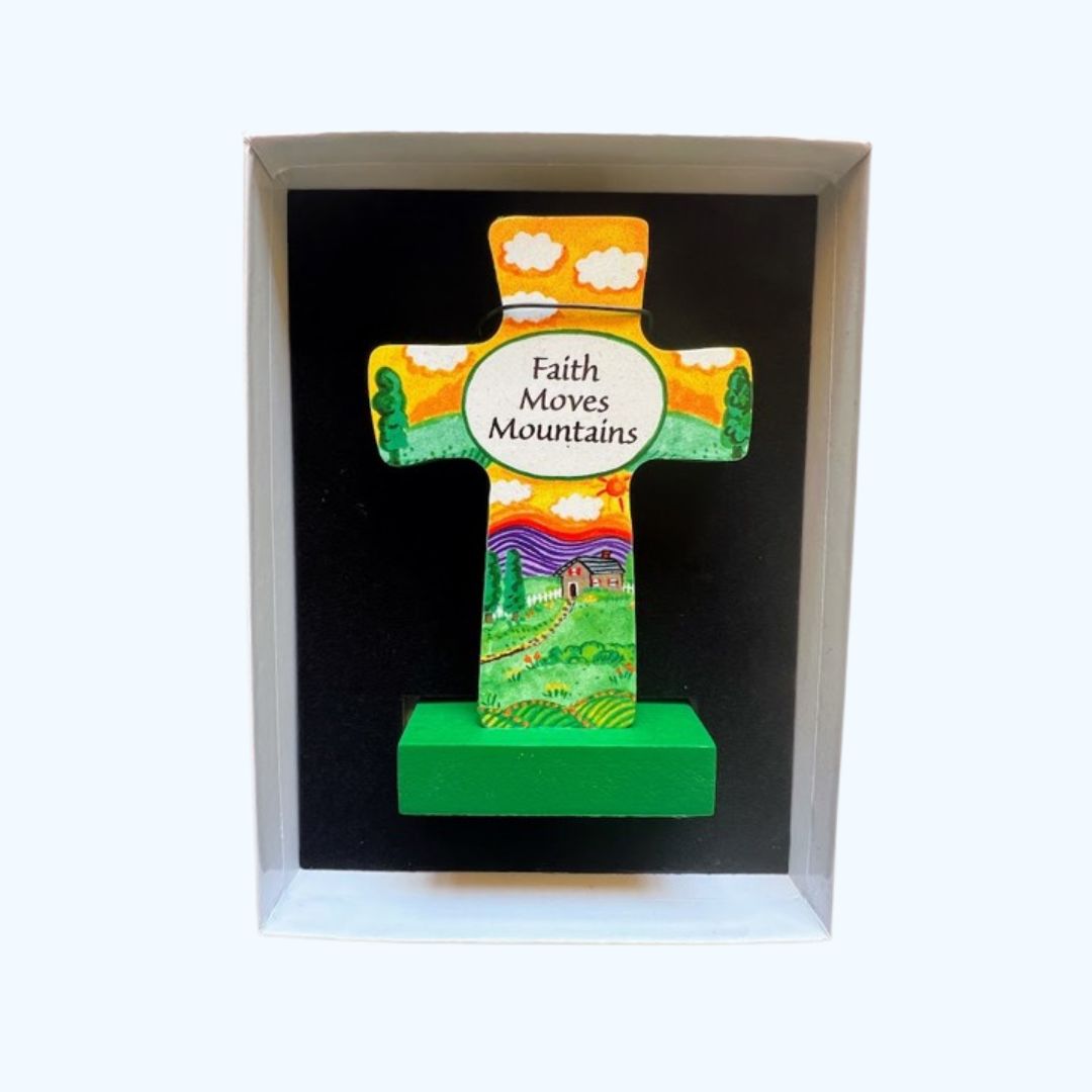 Faith moves mountains cross