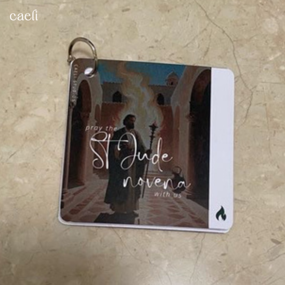 Pocket Prayers - St Jude Novena | Prayer Guide with Binding Ring | Compact and Shareable