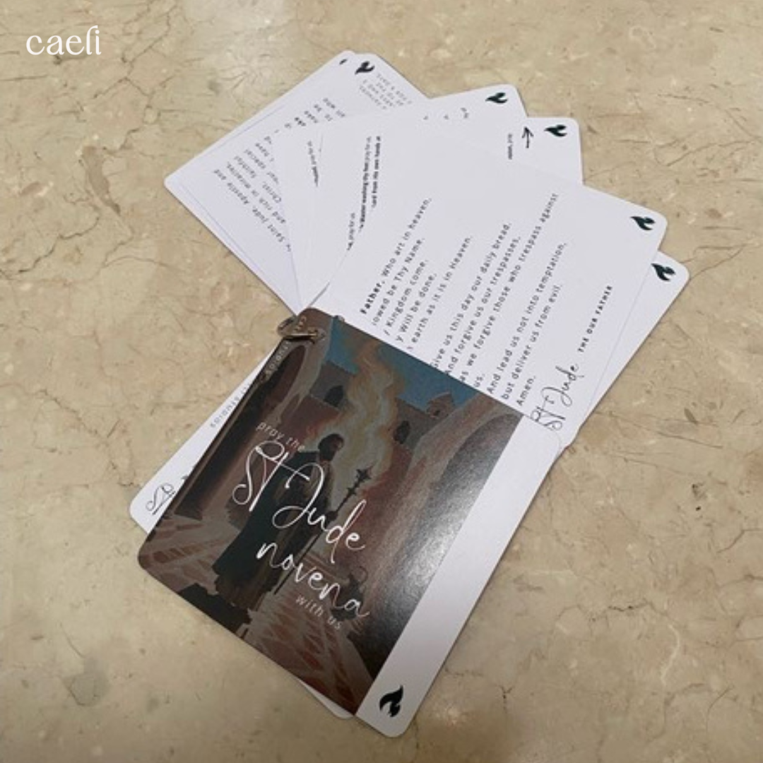 Pocket Prayers - St Jude Novena | Prayer Guide with Binding Ring | Compact and Shareable