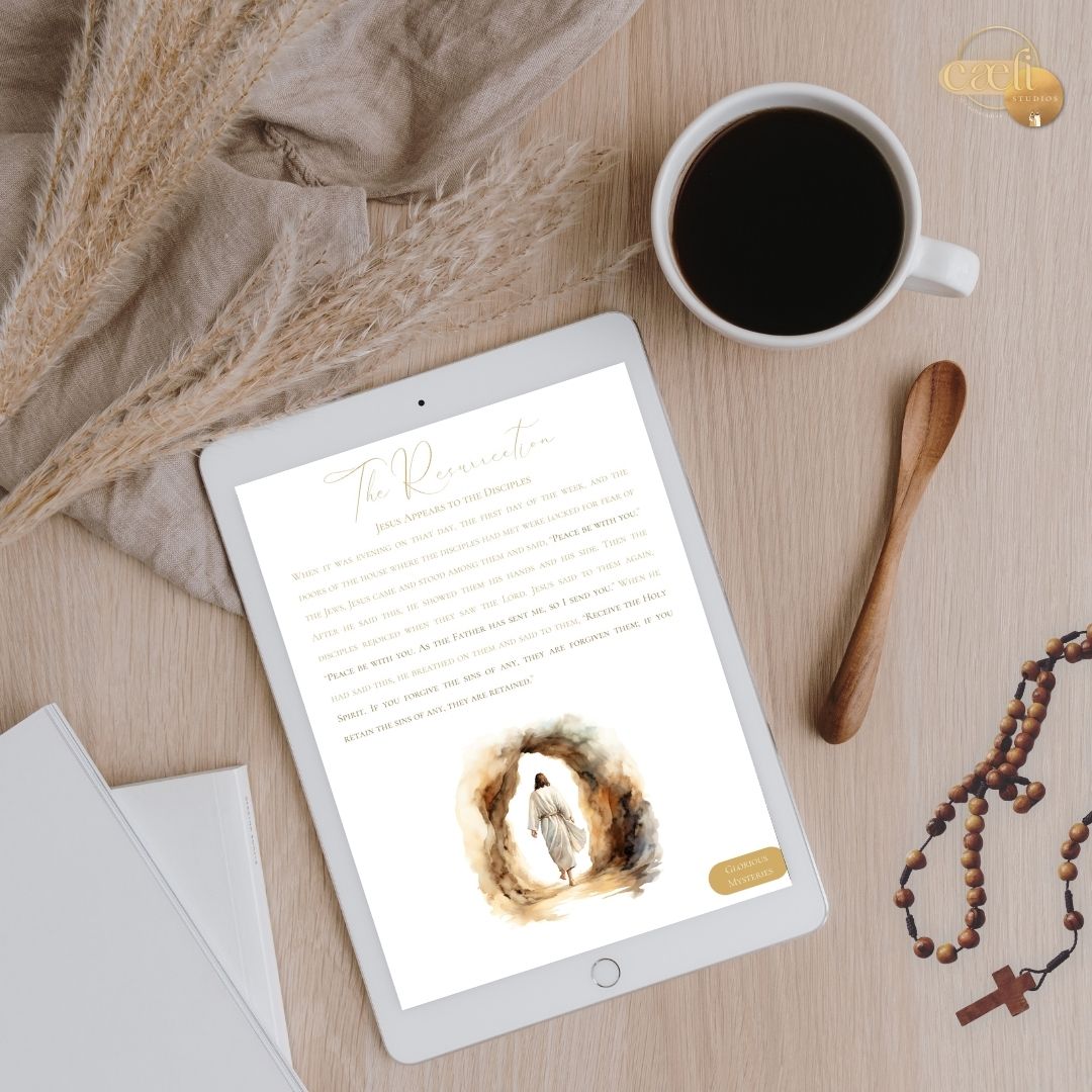Rosary eBook | Catholic Prayer Book | Marian Devotion | How to Pray the Rosary Digital Booklet | Prayer Cards