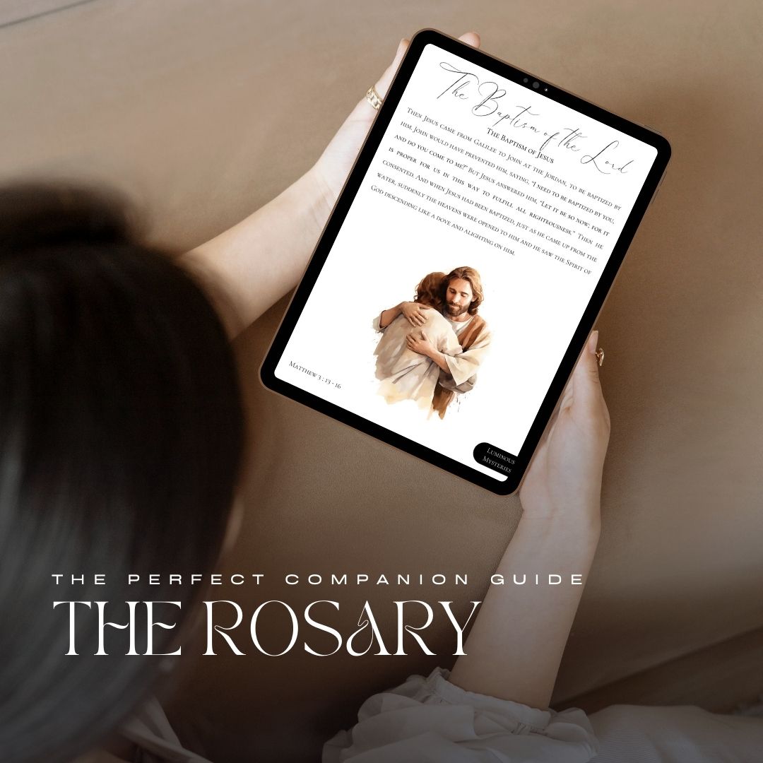 Rosary eBook | Catholic Prayer Book | Marian Devotion | How to Pray the Rosary Digital Booklet | Prayer Cards