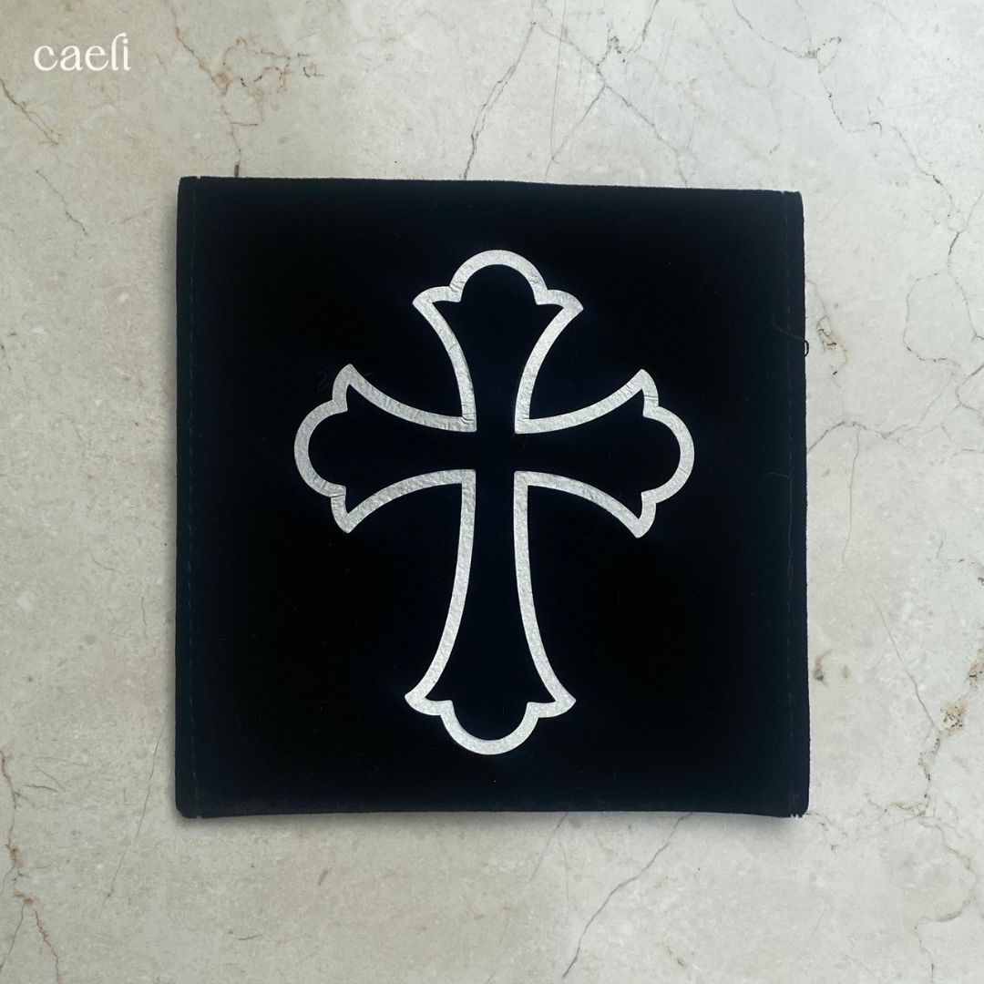 Velvet Pouches for Pocket Prayers or Rosaries | Elegant Keepsake for Pocket Prayers