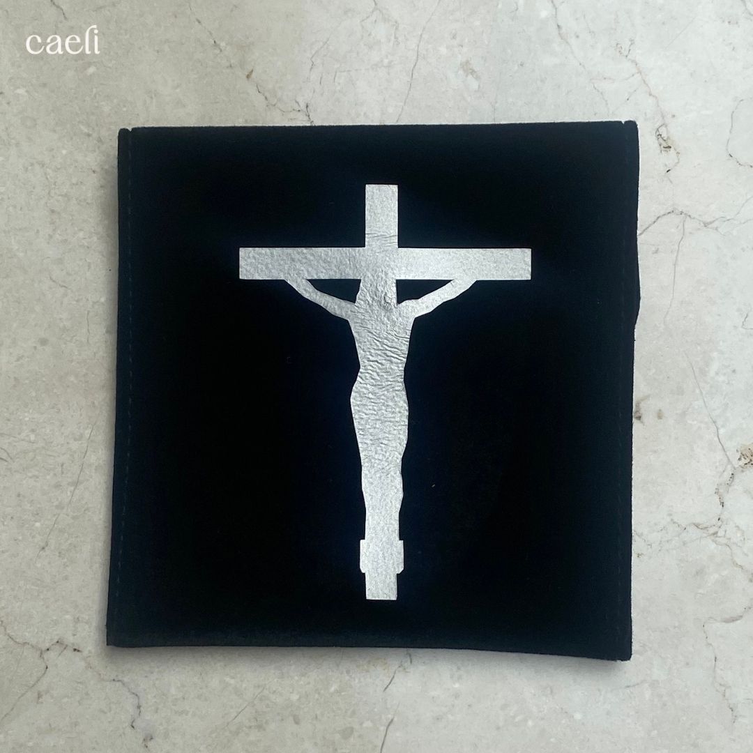 Velvet Pouches for Pocket Prayers or Rosaries | Elegant Keepsake for Pocket Prayers