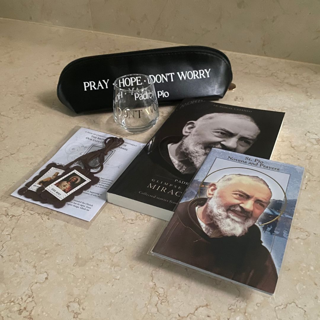 SAINT BOX: Capuchin Chest Gift Box | Maxi St Padre Pio Gift Box | Confirmation Gift
