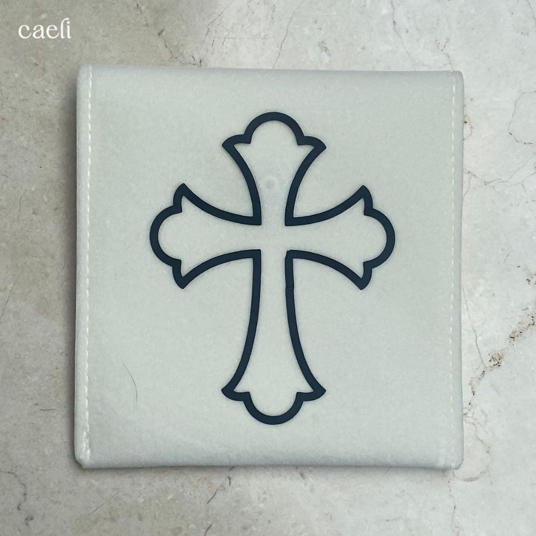 Velvet Pouches for Pocket Prayers or Rosaries | Elegant Keepsake for Pocket Prayers
