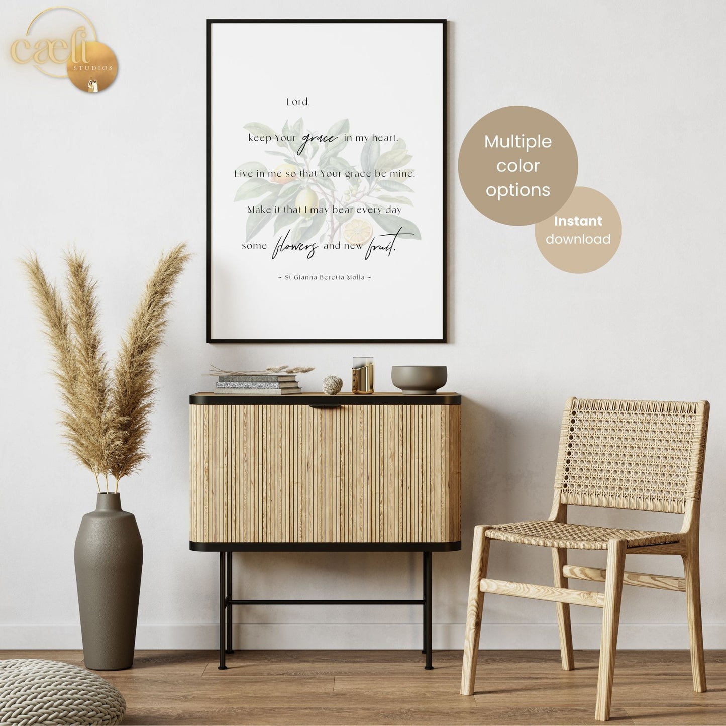 St Gianna Beretta Molla Quote | Wall Art