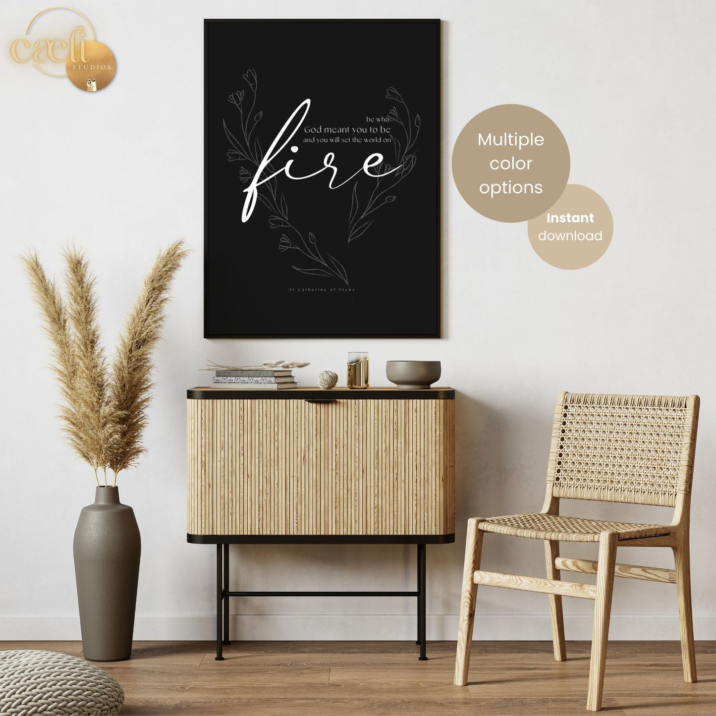 St Catherine of Siena Quote | Wall Art