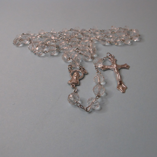 Crystal Rosary and Bracelet Set