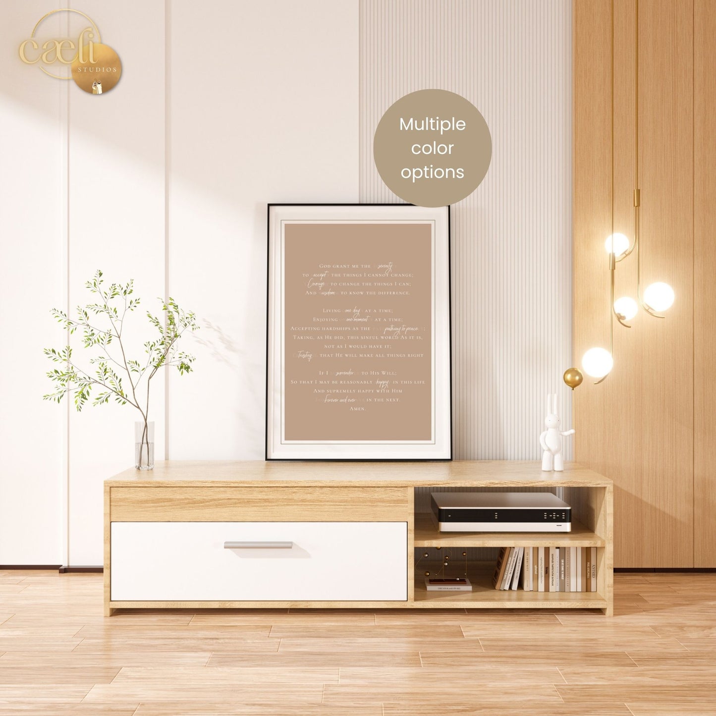 Serenity Prayer (Extended) | Wall Art | Printable Prayer Card
