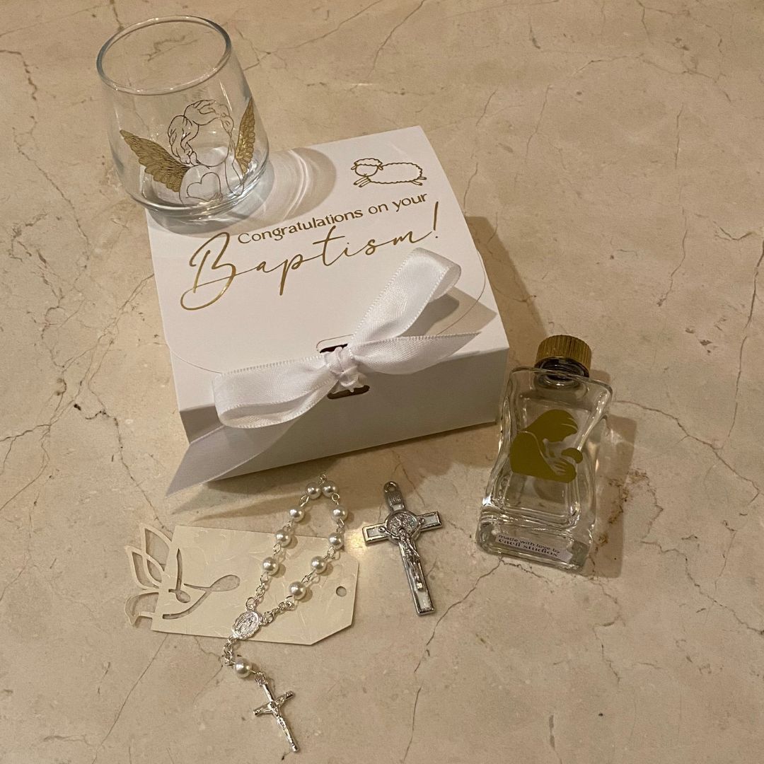 BAPTISM: Mary had a Little Lamb | Mini Baptism Gift Box | Christening Gift Box | Baby Boy Baptism | Baby Girl Baptism
