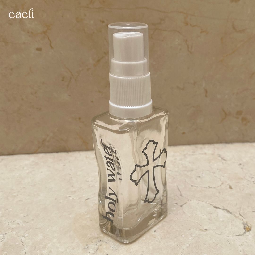 Small Catholic Holy Water Bottles and Spritzers | Sacred Holy Water Containers for Blessings, Protection, & Prayer