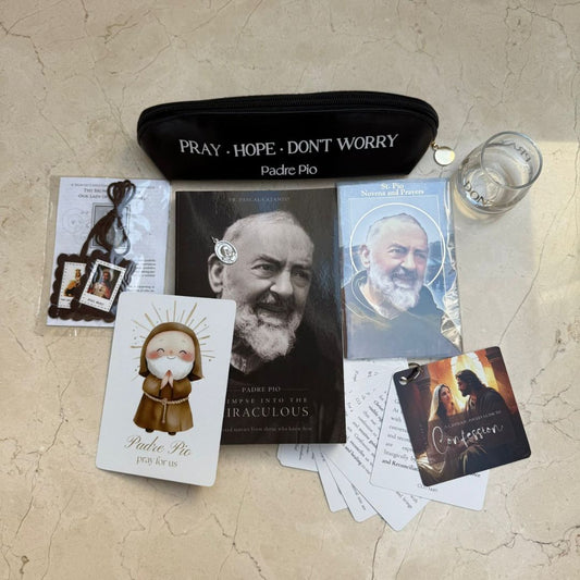 SAINT BOX: Capuchin Chest Gift Box | Maxi St Padre Pio Gift Box | Confirmation Gift