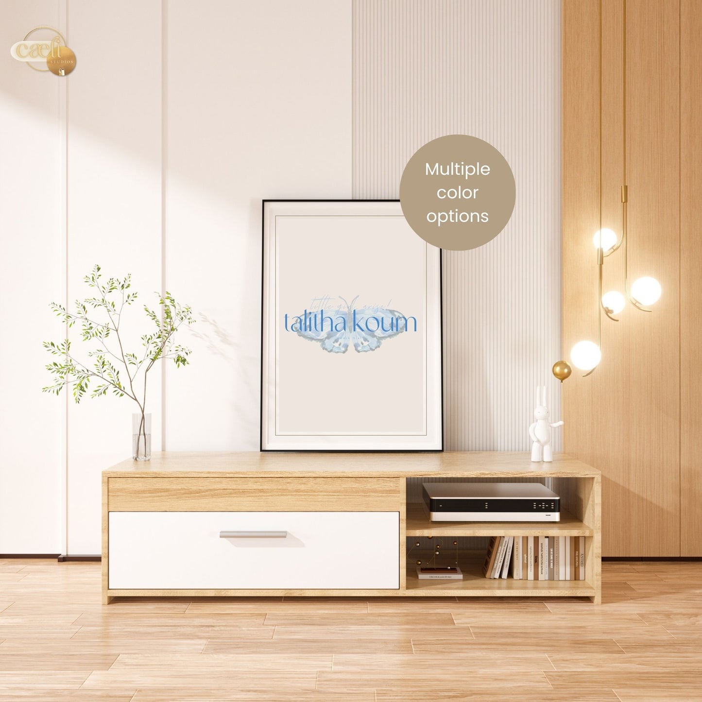Talitha Koum (little girl arise) Scripture Verse Quote | Mark 5:41 | Wall Art