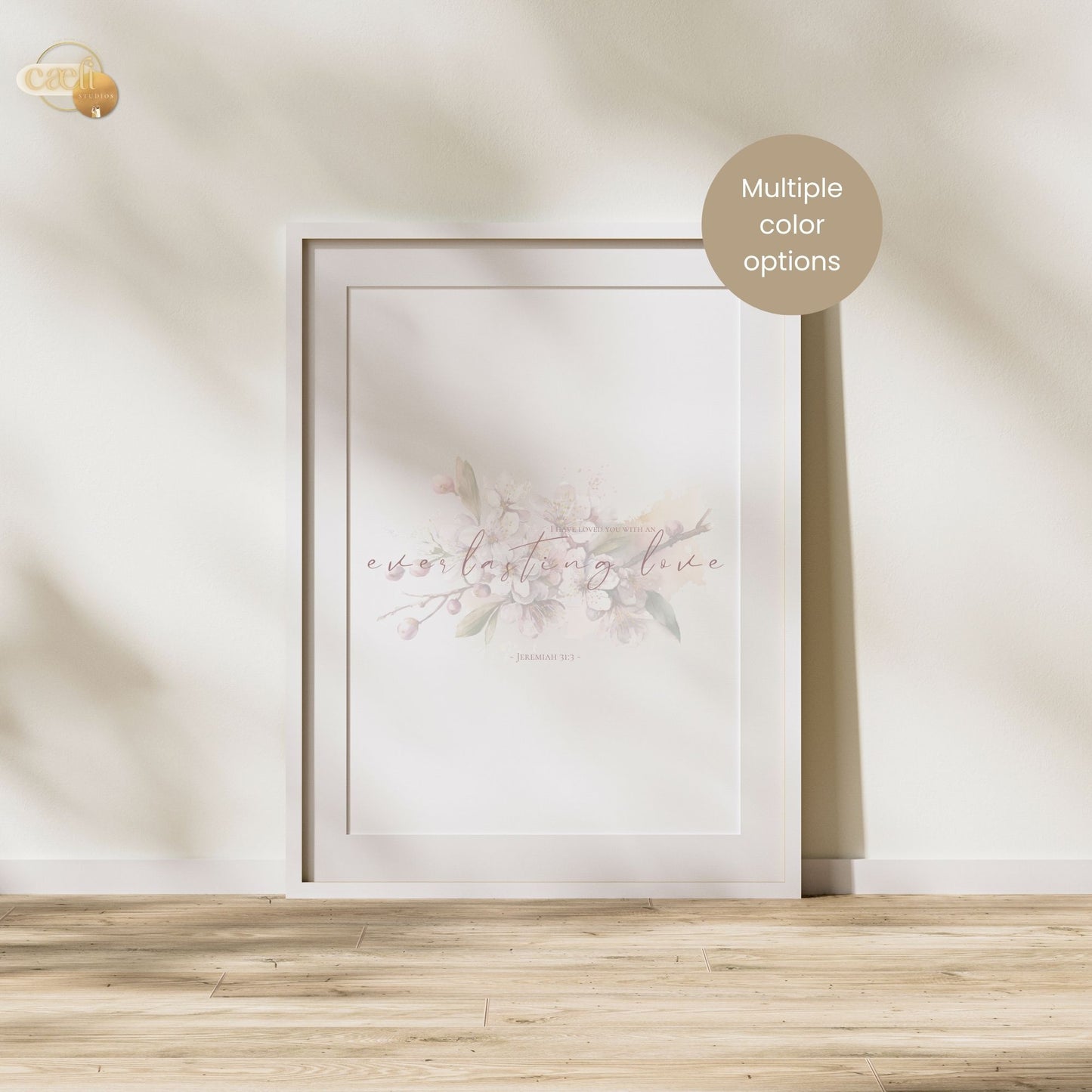 Jeremiah 31:3 | Everlasting Love | Wall Art