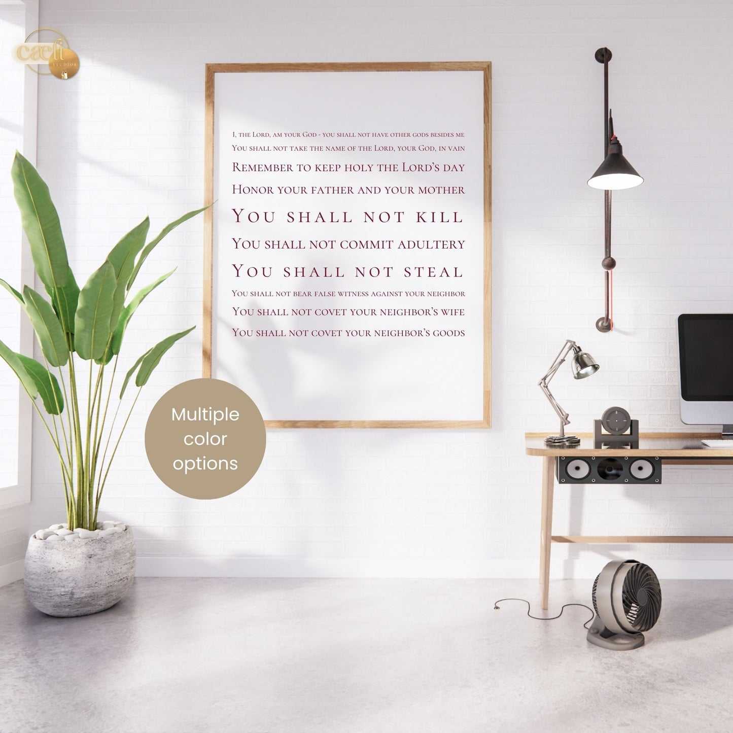 Ten Commandments | Scripture | Wall Art
