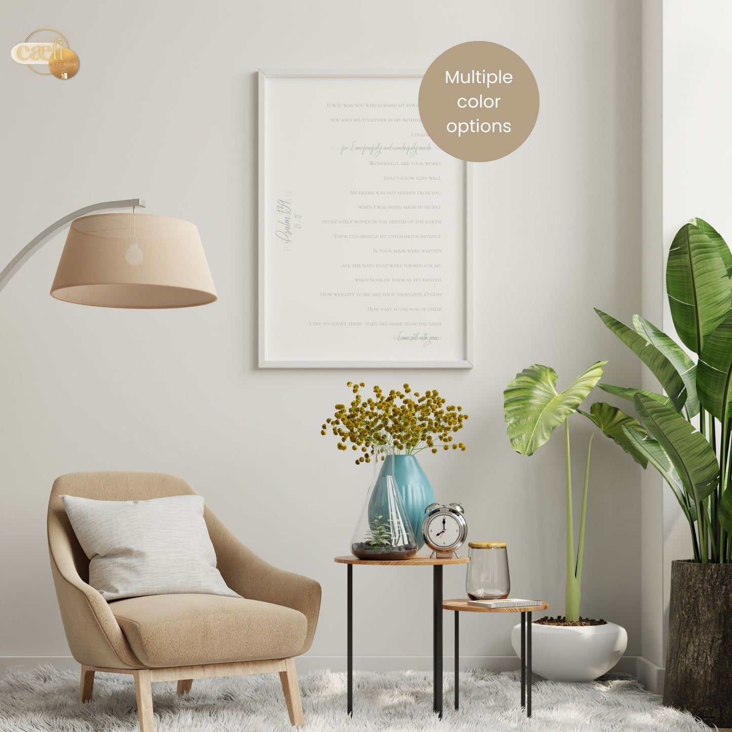 Fearfully and Wonderfully Made | Scripture Verse | Psalm 139 | Wall Art