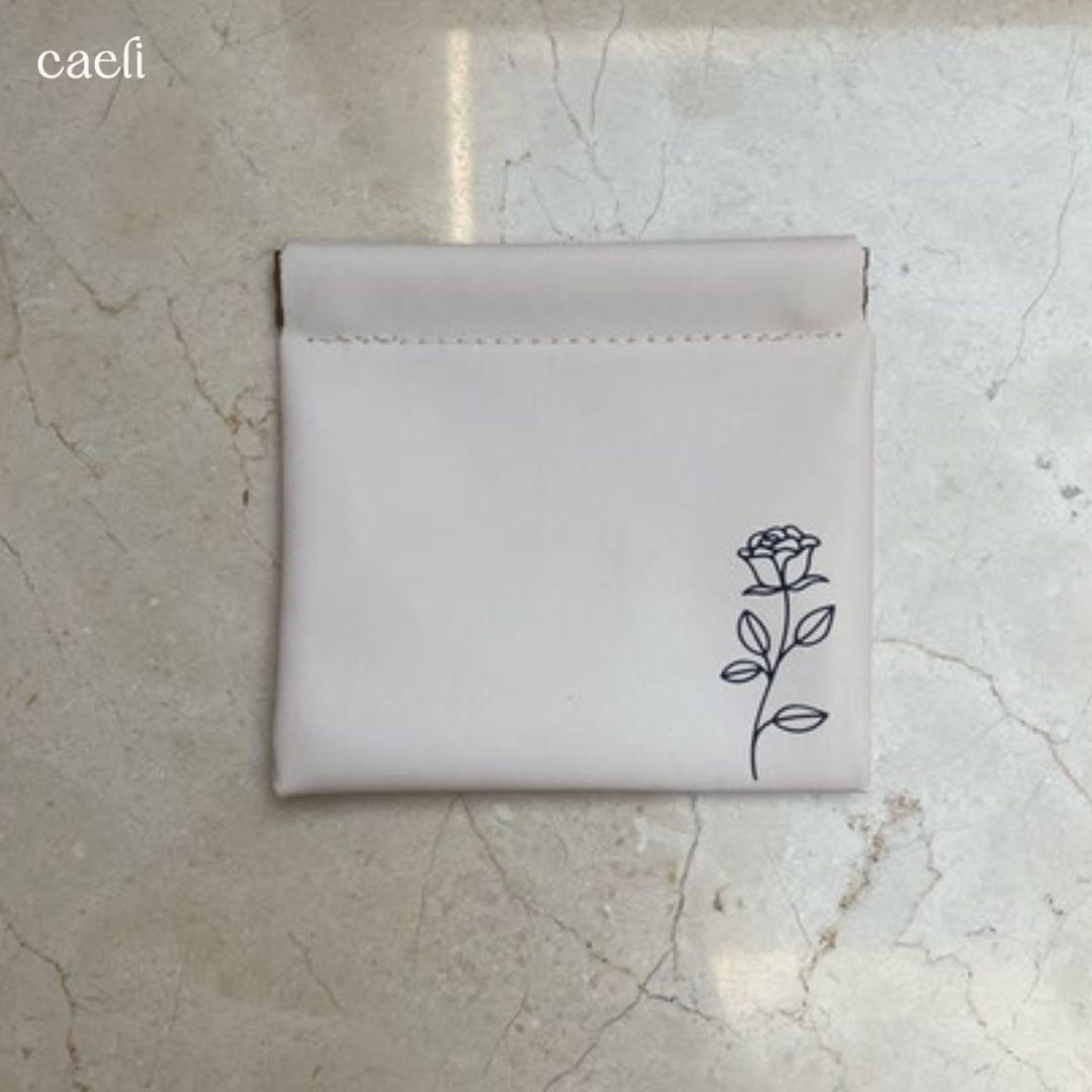 Faux Leather Mini Storage Bag | Magnetic Close | Customisable Design