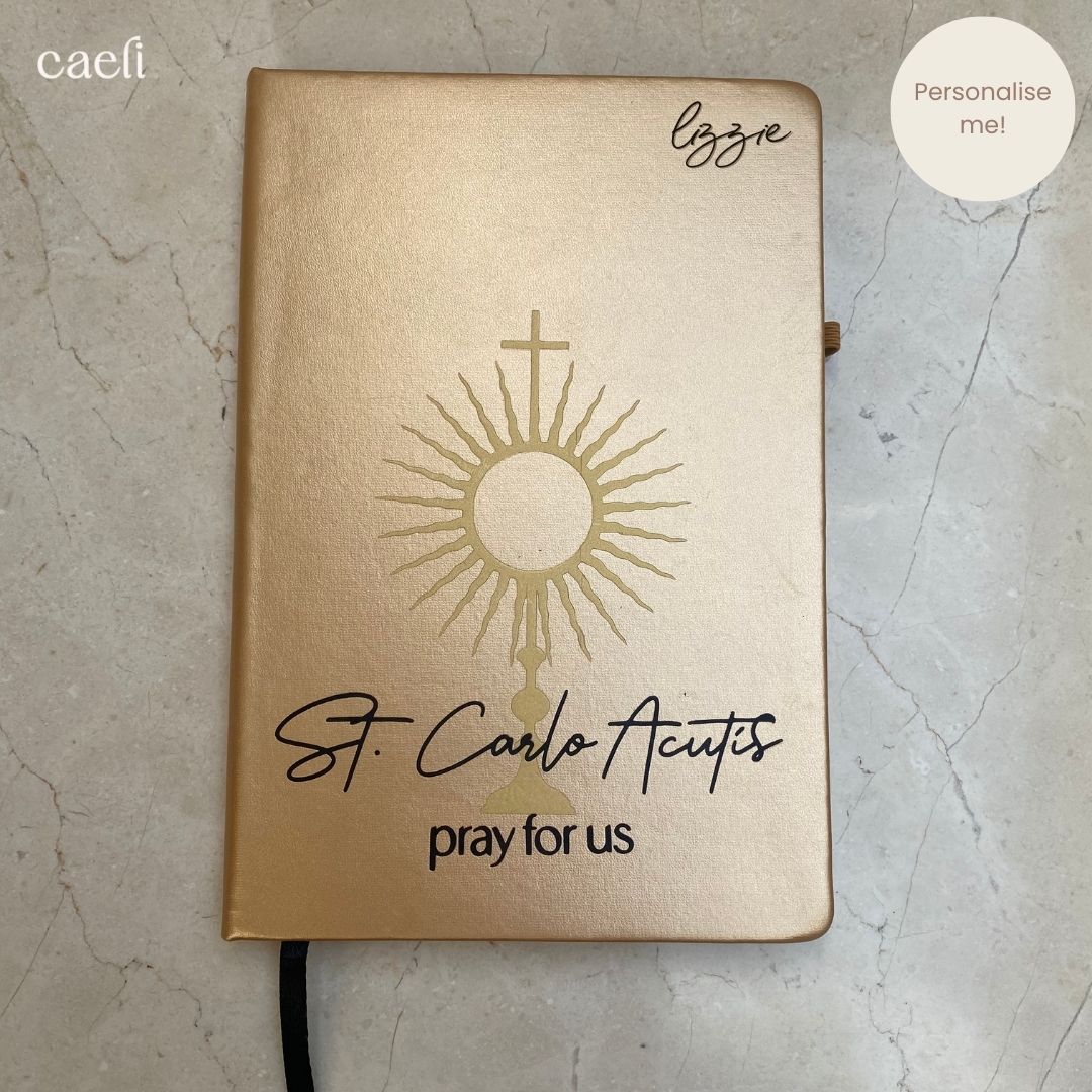 Custom Saint Notebook | Personalisable Notebook | A5 Notebook | Pick your own Saint! | Multiple Colour Options