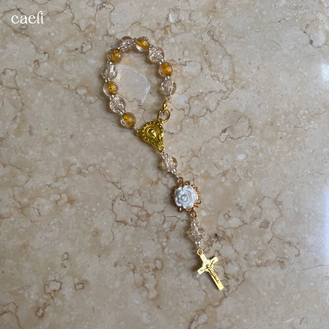 Decade Rosary Bag Charm | Our Lady of the Immaculate Conception | Door Hanger