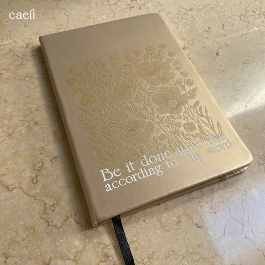 Mary's Fiat Floral Notebook | A5 Notebook | Persoalisation Aavailable | Multiple Colour Options