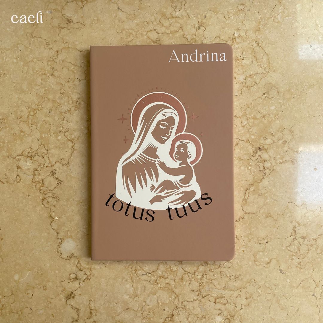 Totus Tuus Notebook | A5 Notebook | Personalisation Available | Multiple Colour Options