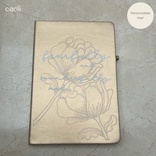 Fearfully and Wonderfully Made Personalisable Notebook | A5 Notebook | Personalisation Available | Multiple Colour Options