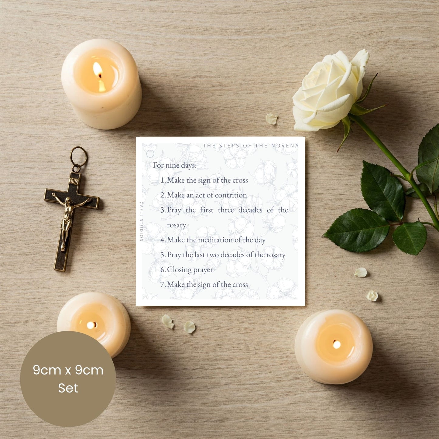Pocket Prayers - Our Lady Undoer of Knots Novena | 16-Page Guide with Binding Ring | Portable Prayers
