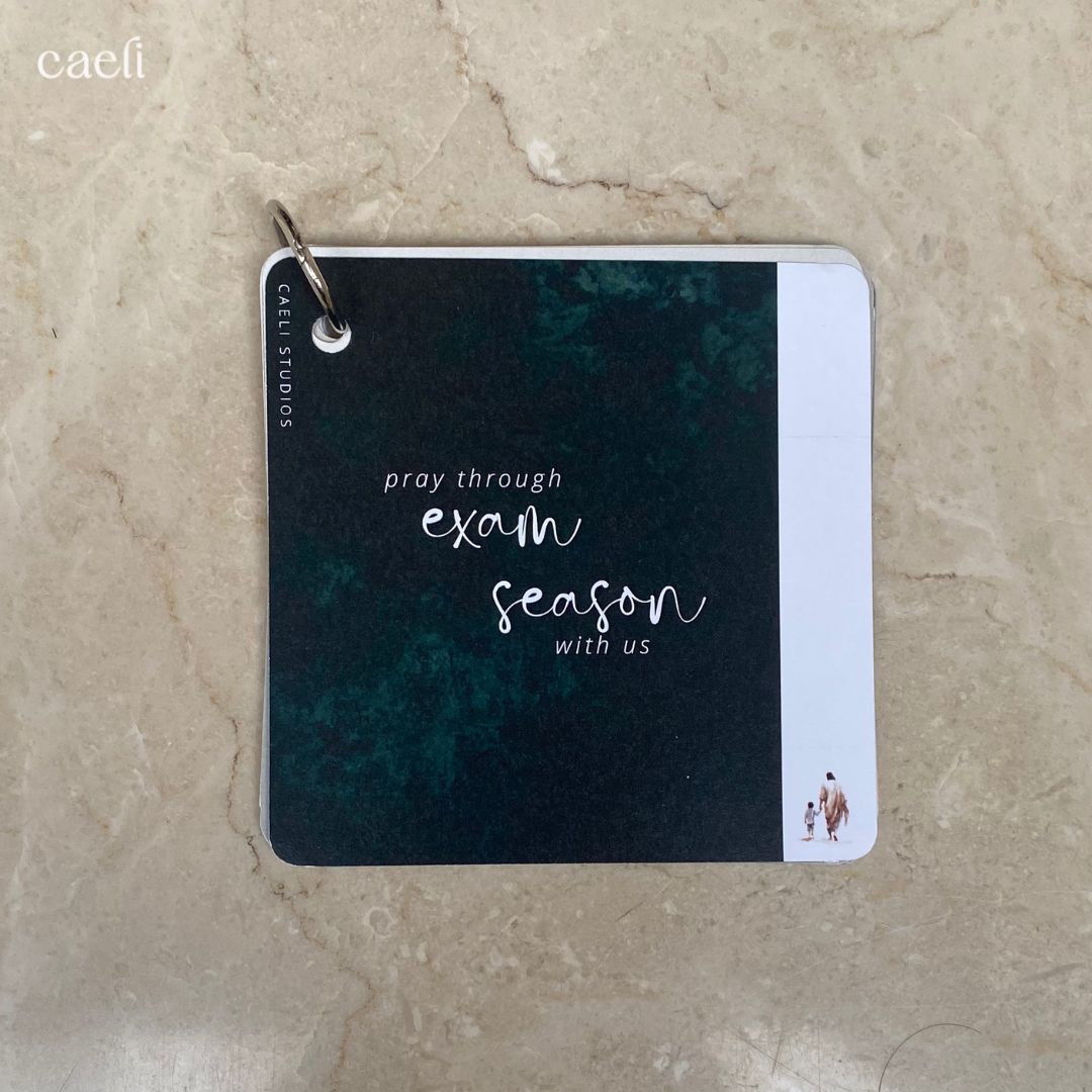 Pocket Prayers - Pray through Exam Season | Prayers for Exams | 9 Prayers for Exam Season | Prayer Booklet with Binding Ring | Compact and Portable