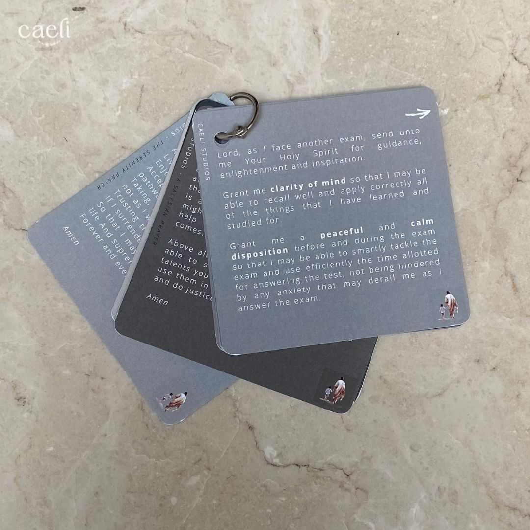 Pocket Prayers - Pray through Exam Season | Prayers for Exams | 9 Prayers for Exam Season | Prayer Booklet with Binding Ring | Compact and Portable