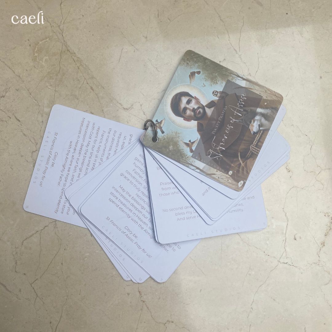 SAINT BOX: Assisi Chest Gift Box | Midi St Francis of Assisi Gift Box | Confirmation Gift Set