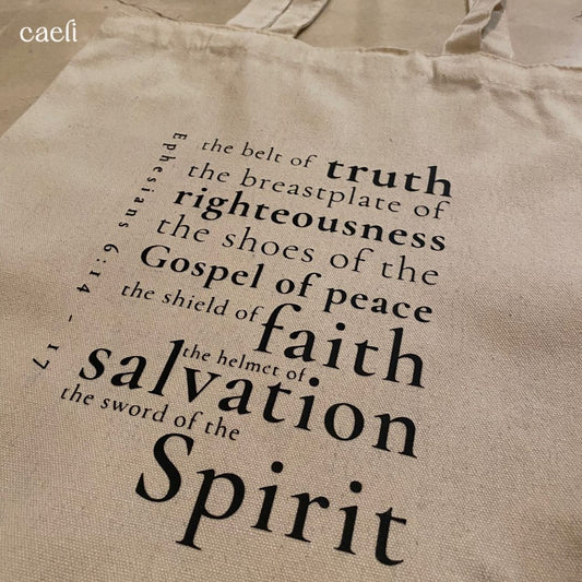 Christian Armour of God Tote Bag | Faith-Based Bag for Strength & Protection