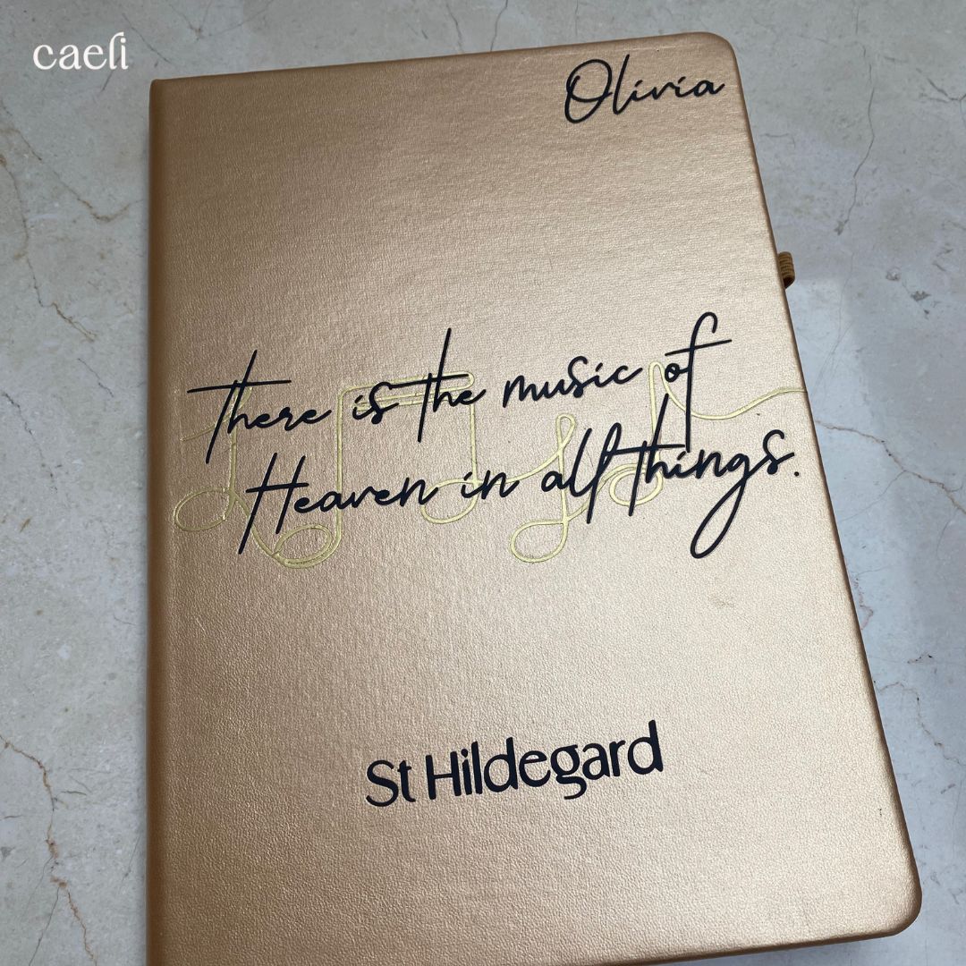 St Hildegard Personalisable Notebook | A5 Notebook | Personalisation Available