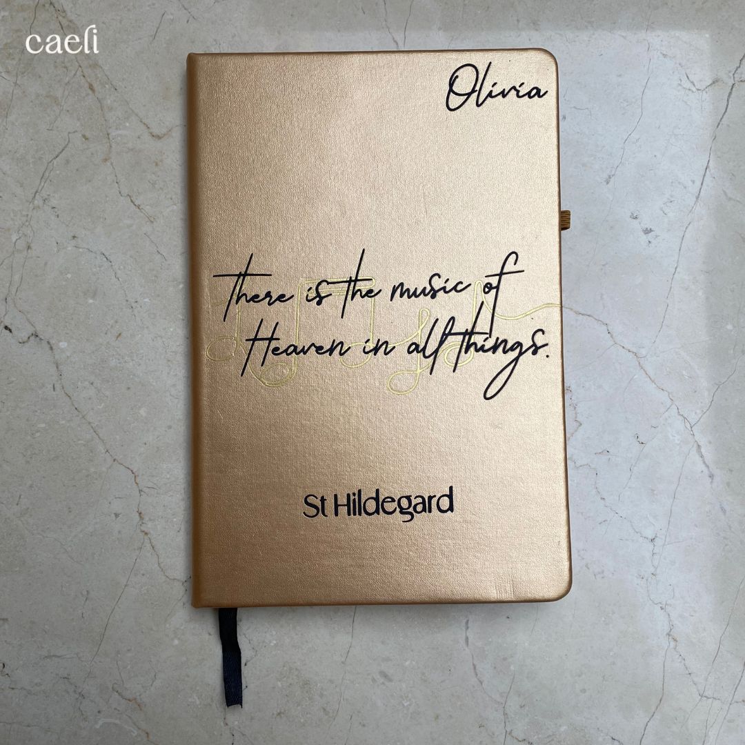 St Hildegard Personalisable Notebook | A5 Notebook | Personalisation Available