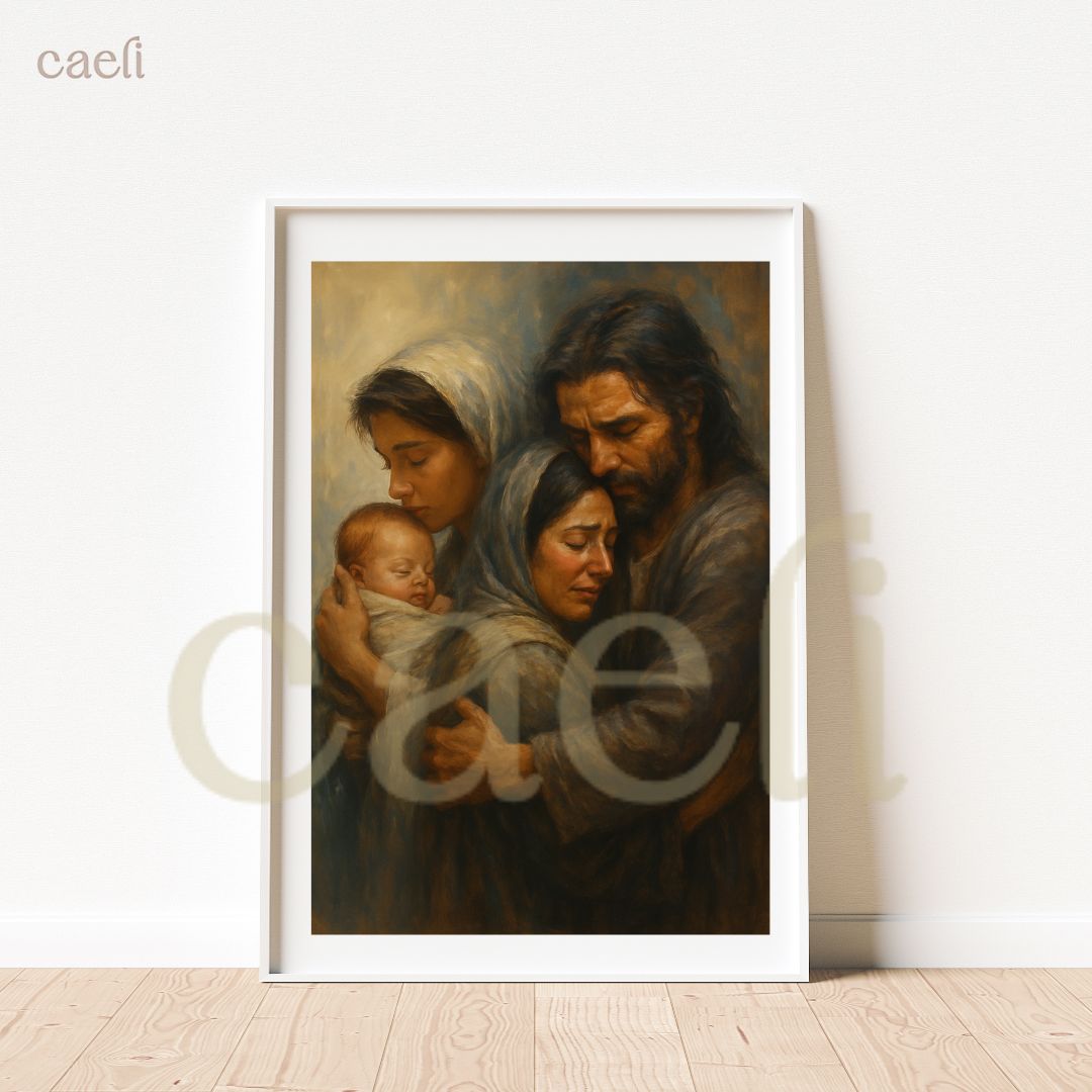 A Sacred Embrace Wall Art | A4 Wall Art