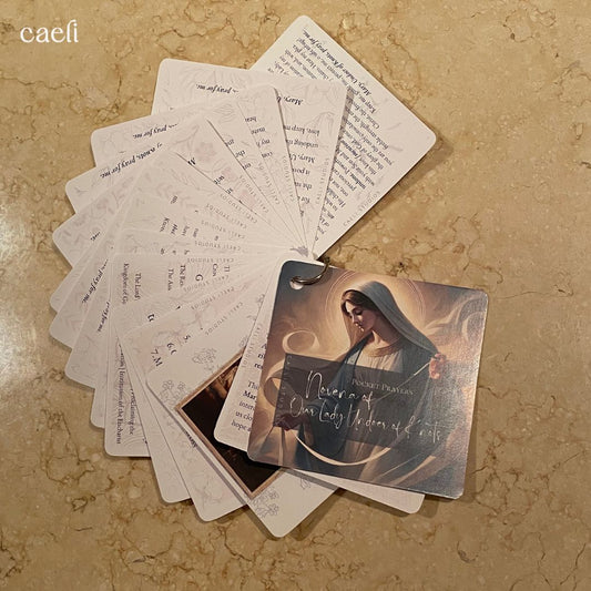 Pocket Prayers - Our Lady Undoer of Knots Novena | 16-Page Guide with Binding Ring | Portable Prayers