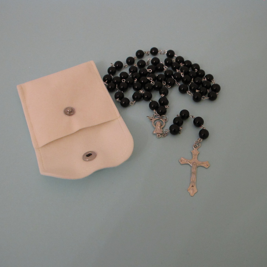 Rosary with Black Beads