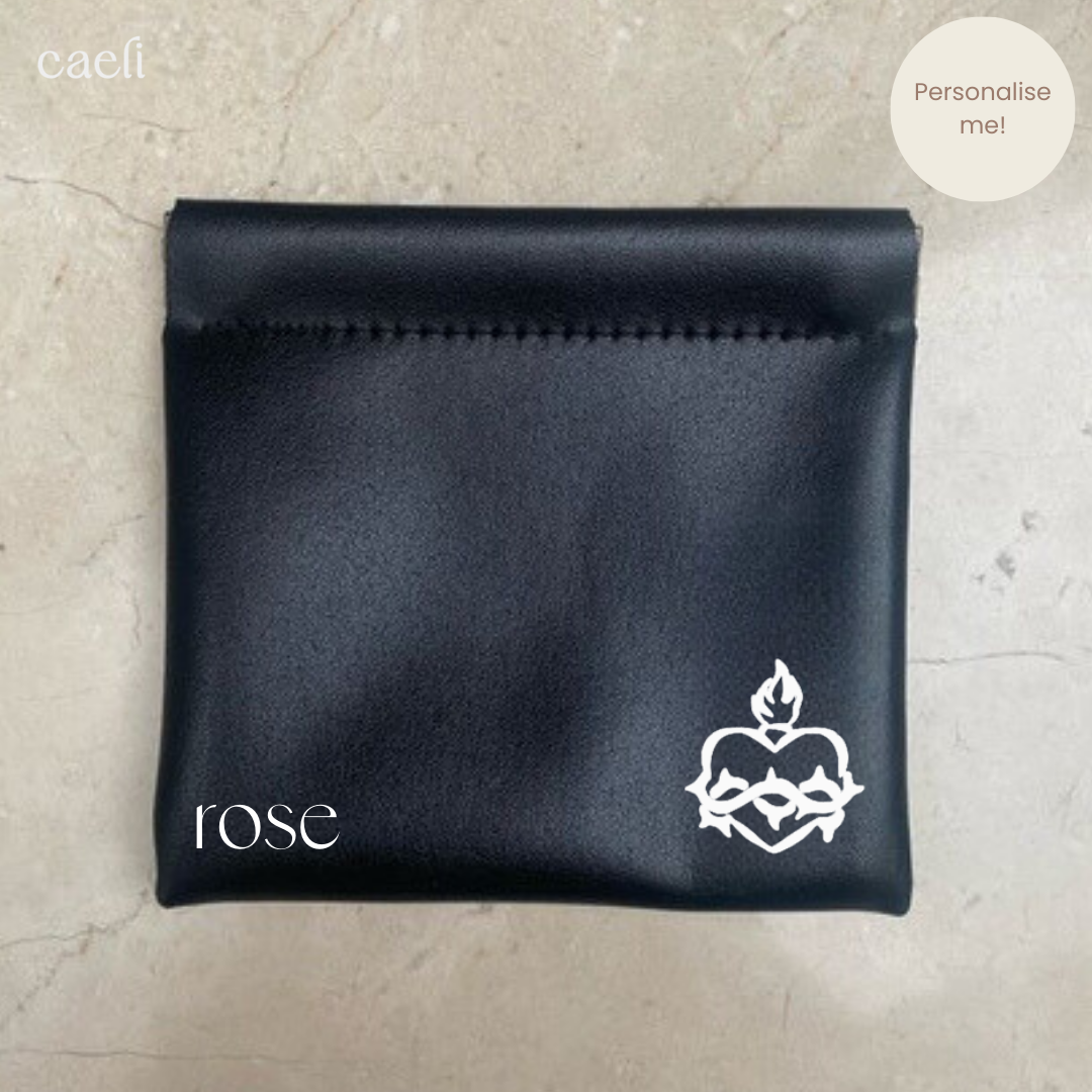 Faux Leather Mini Storage Bag | Magnetic Close | Customisable Design