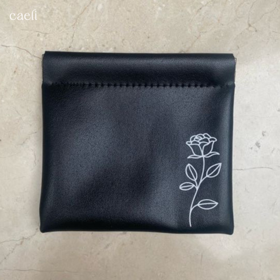 Faux Leather Mini Storage Bag | Magnetic Close | Customisable Design