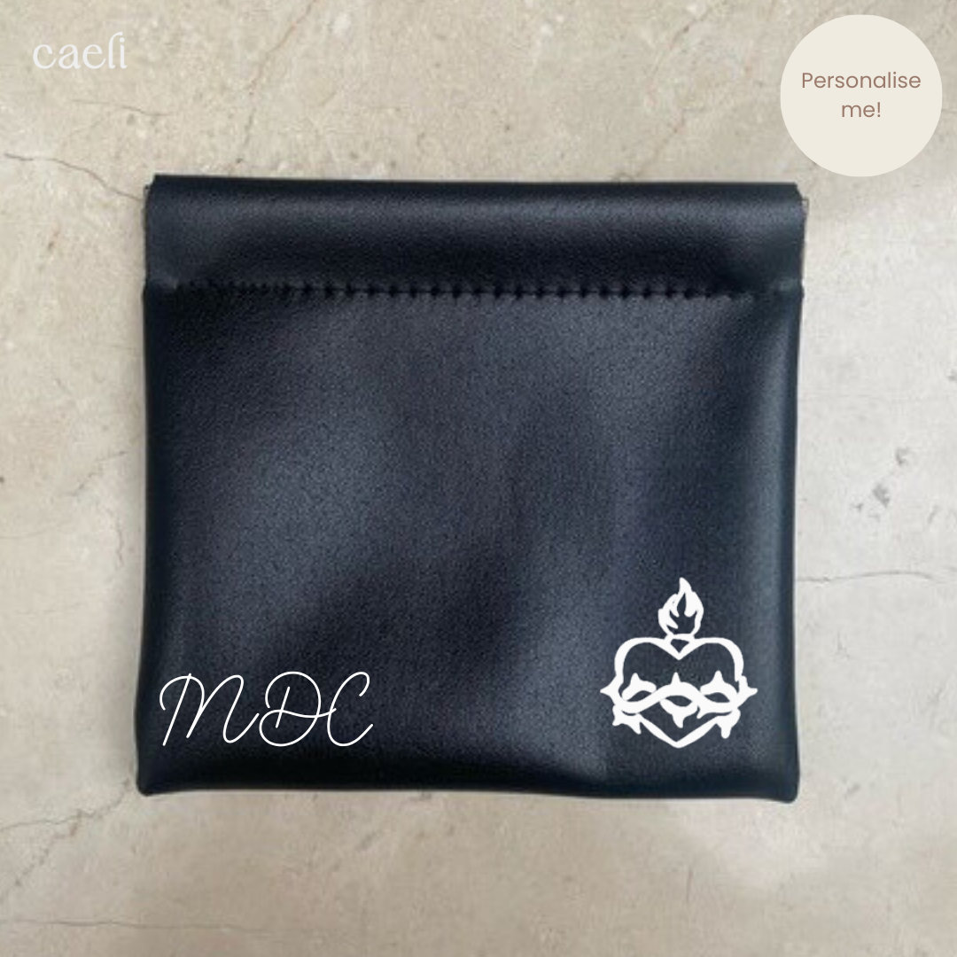 Faux Leather Mini Storage Bag | Magnetic Close | Customisable Design