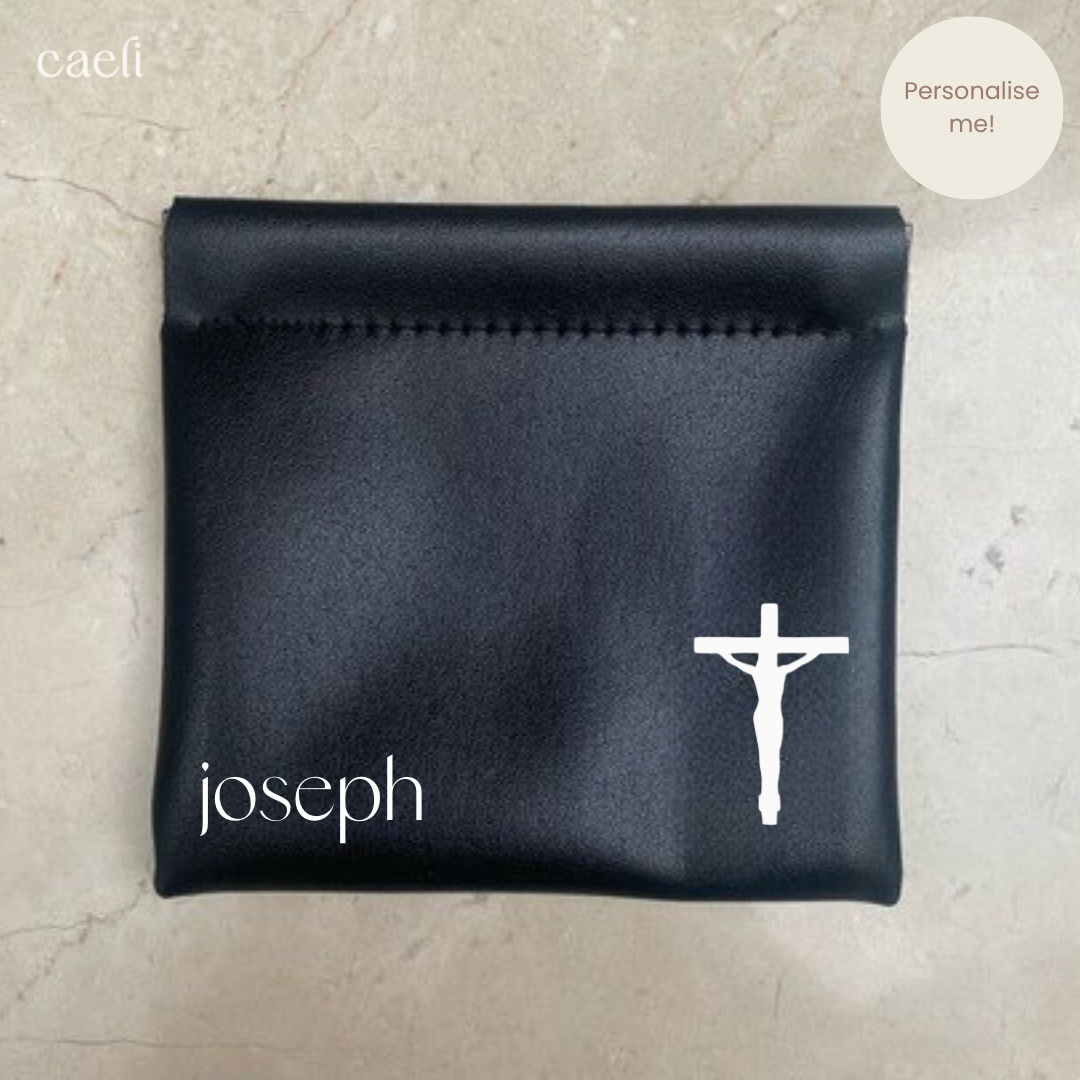 Faux Leather Mini Storage Bag | Magnetic Close | Customisable Design