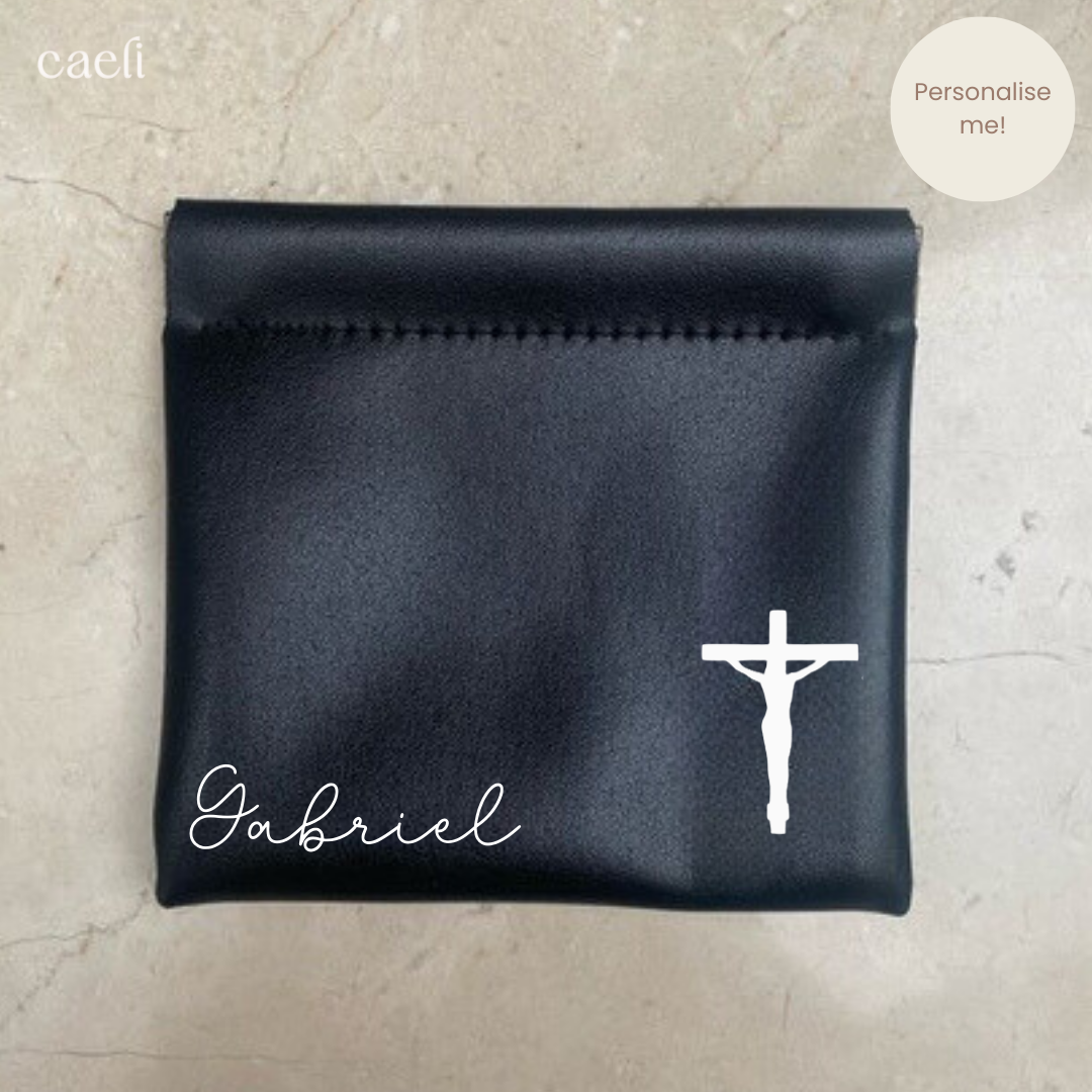 Faux Leather Mini Storage Bag | Magnetic Close | Customisable Design
