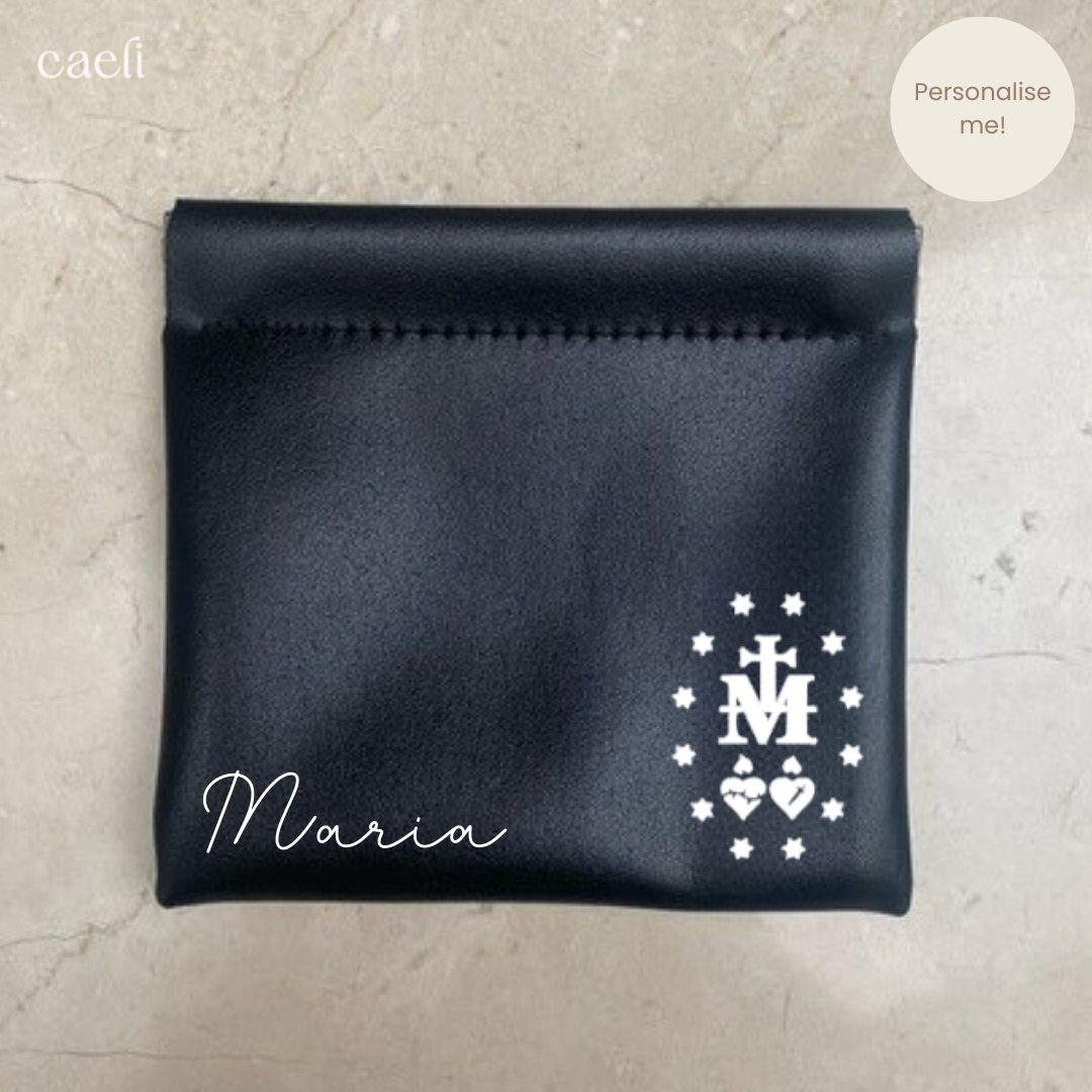 Faux Leather Mini Storage Bag | Magnetic Close | Customisable Design