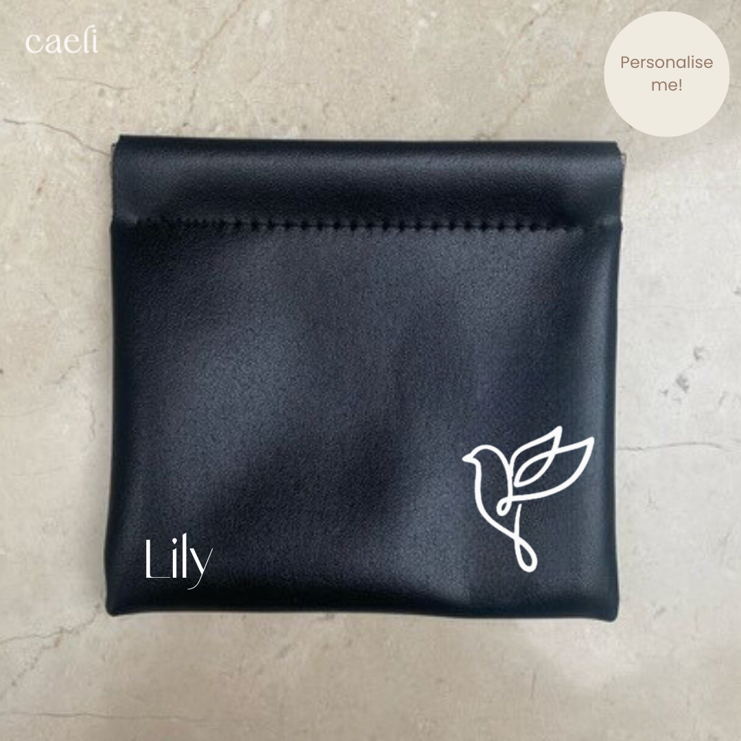 Faux Leather Mini Storage Bag | Magnetic Close | Customisable Design