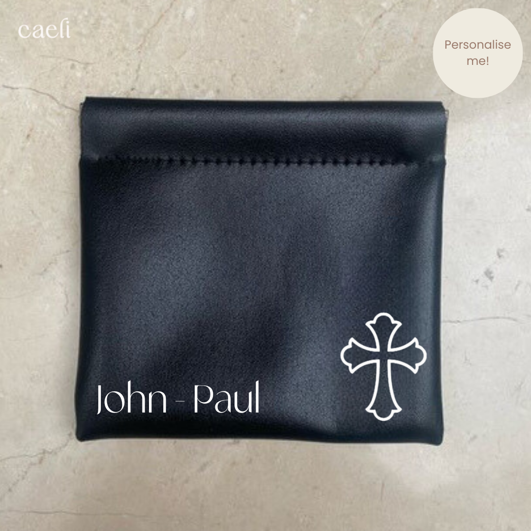 Faux Leather Mini Storage Bag | Magnetic Close | Customisable Design