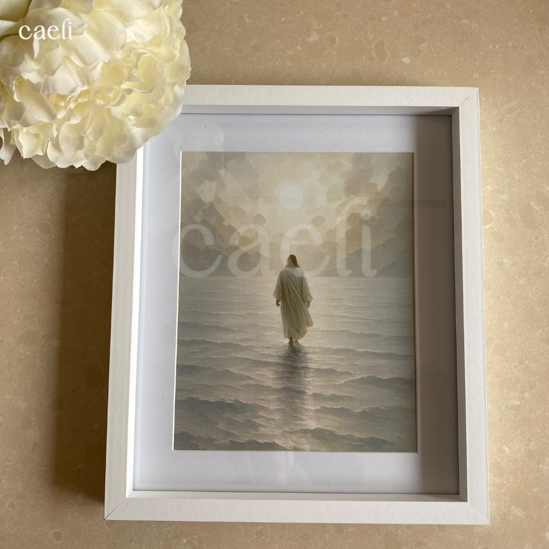 Walking on Water Wall Art | A4 Wall Art