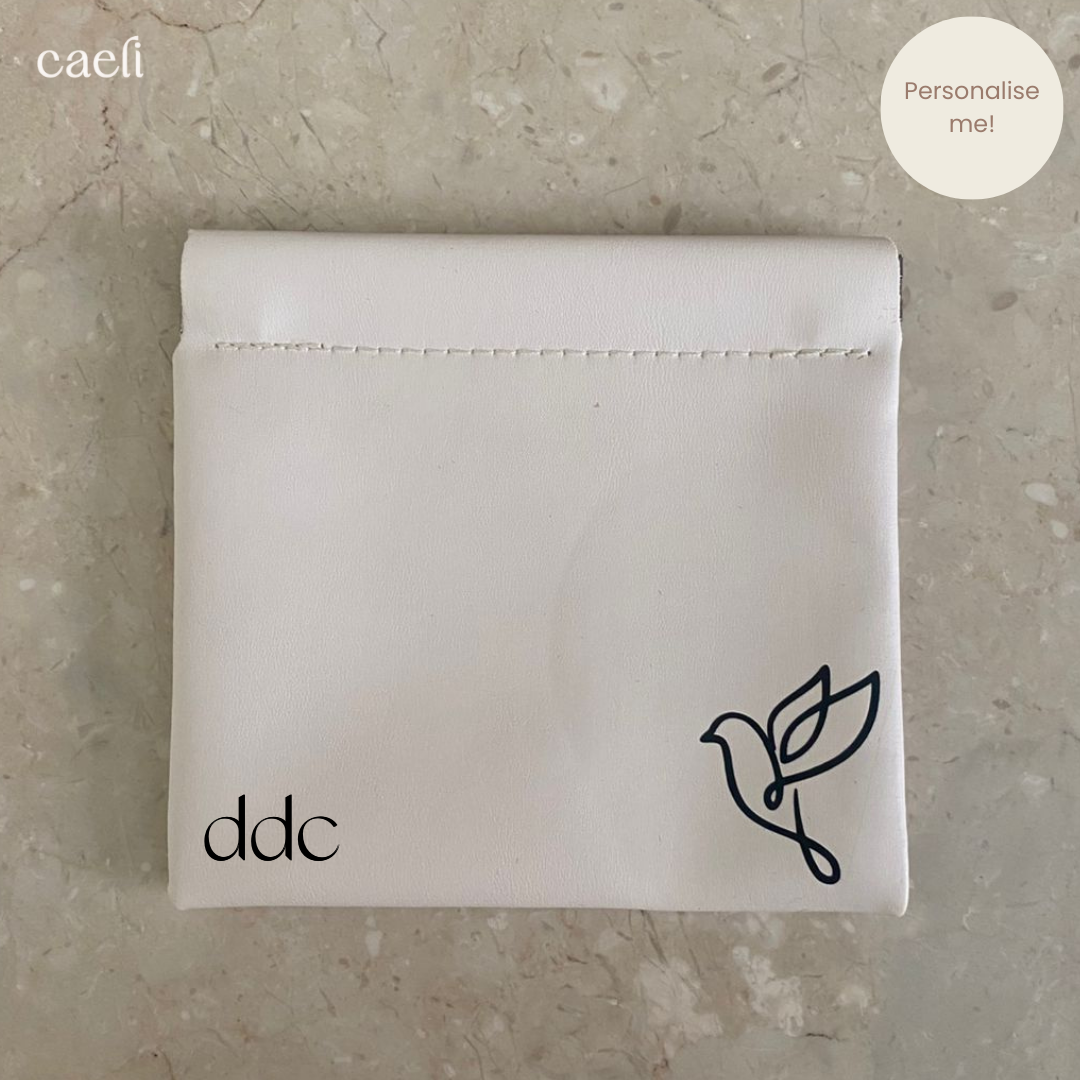 Faux Leather Mini Storage Bag | Magnetic Close | Customisable Design