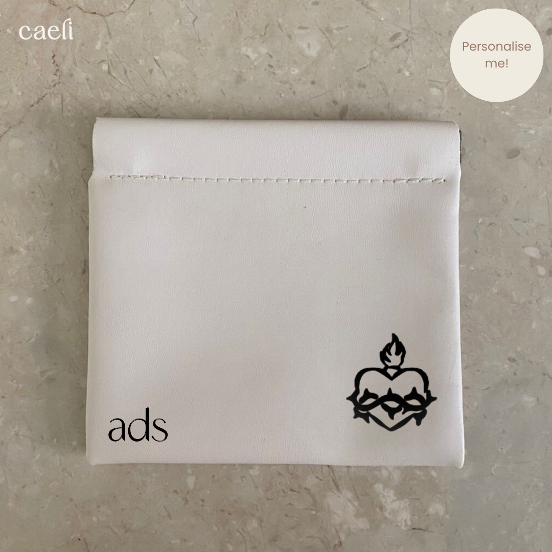 Faux Leather Mini Storage Bag | Magnetic Close | Customisable Design