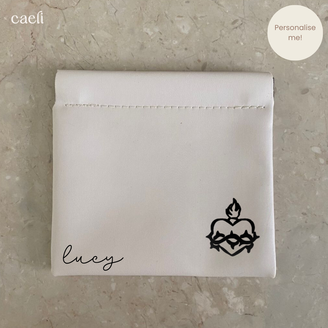 Faux Leather Mini Storage Bag | Magnetic Close | Customisable Design