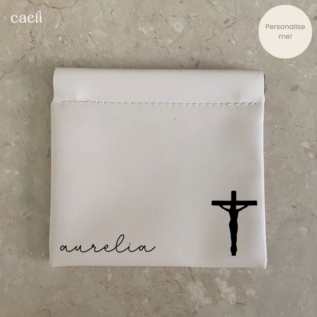 Faux Leather Mini Storage Bag | Magnetic Close | Customisable Design