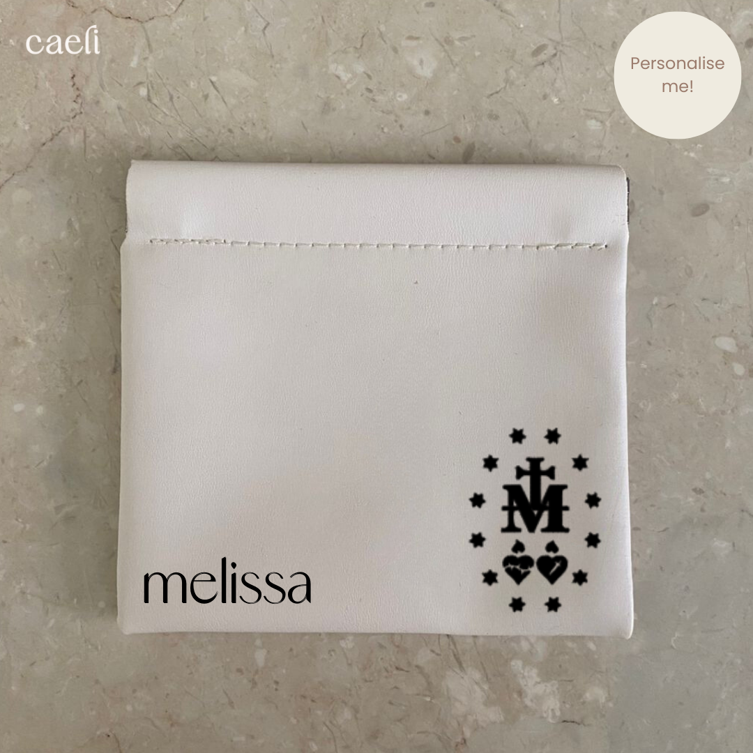 Faux Leather Mini Storage Bag | Magnetic Close | Customisable Design